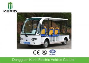 Cheap ADA Accessible Electric Sightseeing Car / Utility Cart With 4 Bus Seats Low Speed for sale