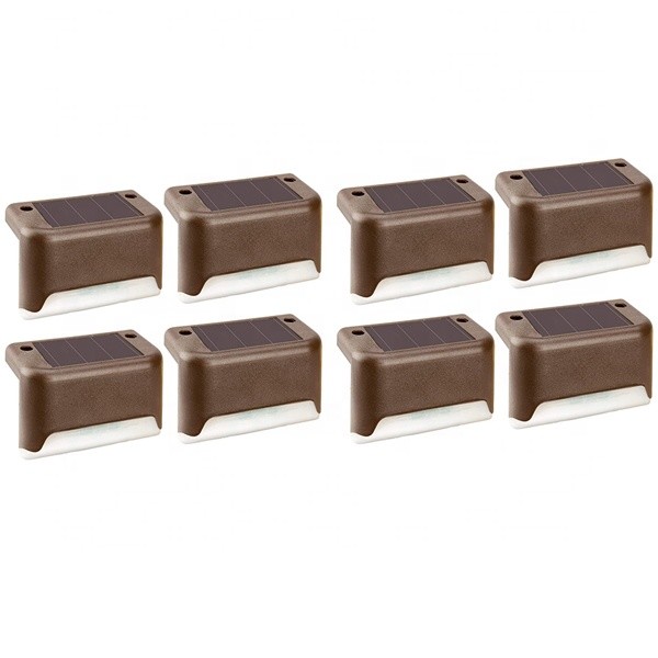 Waterproof IP44 Solar Powered Fence Lights Built In 600mAh Battery