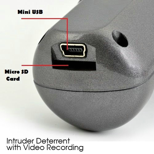 Flood Light IR Night Vision Human Body PIR DVR Camera Intruder Deterrent W/ Motion Detect