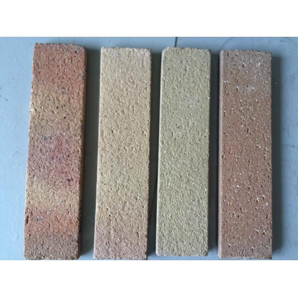 Sandblast Changeable Color Exterior Thin Brick Customized For Building Wall Materials