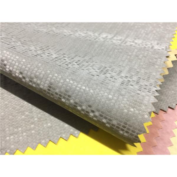 0.15mm Pu Leather Material Mosaic Design For Wadded Jacket / Light Jacket