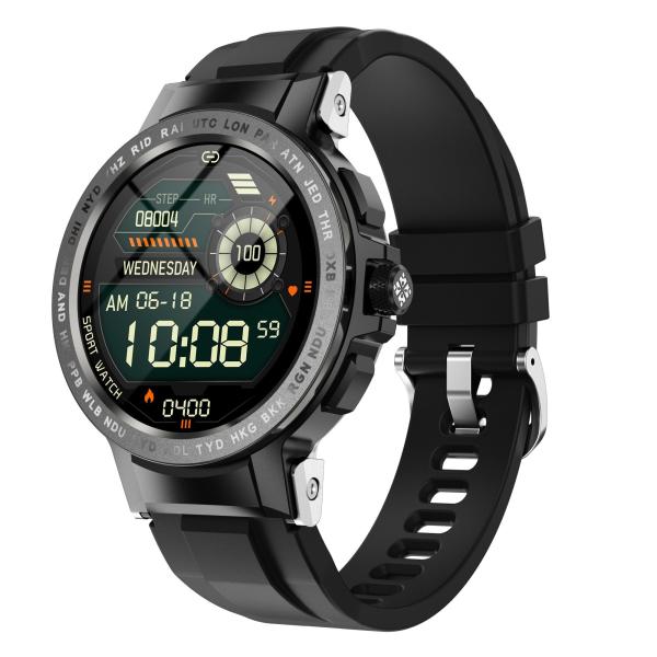 1.28 Inch IP68 BLE5.0 smart watch fitness tracker 24 Sports Modes
