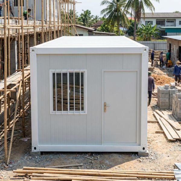 White Wall Panel Detachable Container House Come With Kitchen And Bathroom & Tolite
