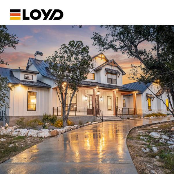 Custom Waterproof Glass French Doors Wood Finish Aluminium For House