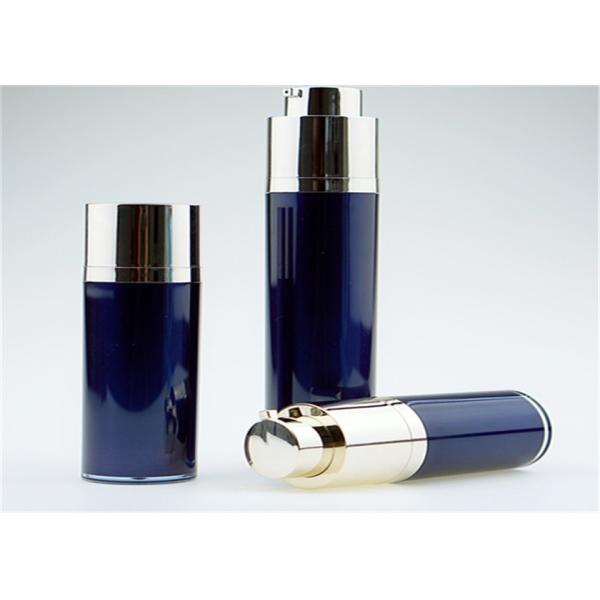 30ml Airless Cosmetic Glass Bottles Twist Up Type Hot Stamping And Customized Printing
