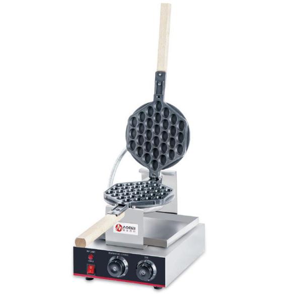 220V Commercial Electric Bubble Waffle Maker for Hong Kong Style Belgian Egg Waffles