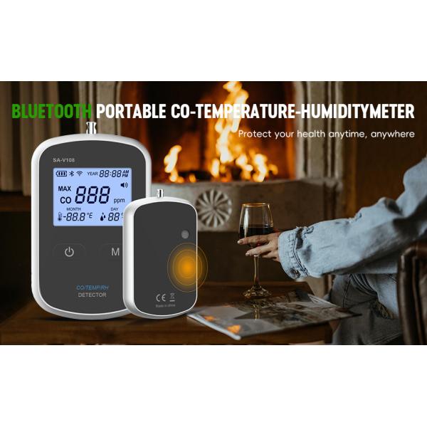 Smart 200ppm CO Portable Carbon Monoxide Alarm Detector Digital Display