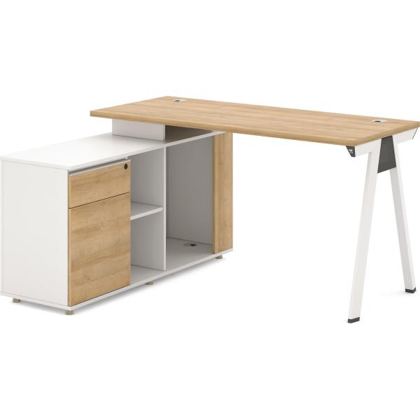 L1400*W600*H750mm Wooden Office Computer Table 1.4M Manager Office Desk