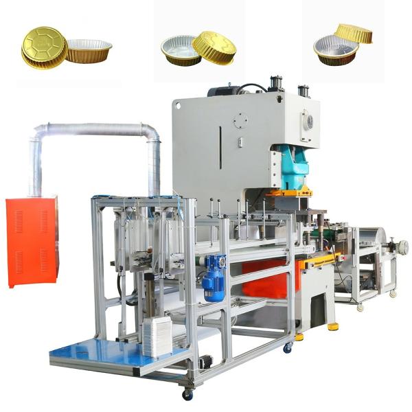 11kw Motor Power Semi Automatic Aluminum Foil Container Making Machine for Brands