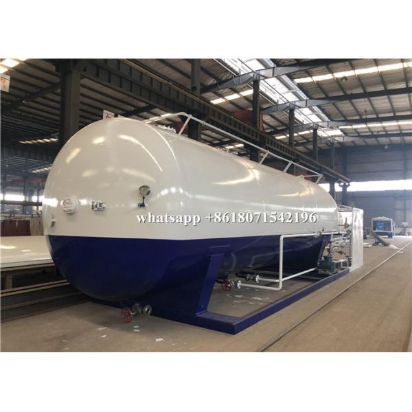 40000L Mobile LPG Bulk Storage Tank Custom Logo And Color With 2 Filling Scales