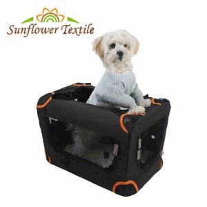 China Soft Fabric Dog Crate Outdoor Pet Gear Soft Crate Dog Travel Crate on sale