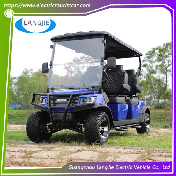 4 Persons Electric Hunting Cars 8~10h Recharge Time AC Motor Controller PP Material