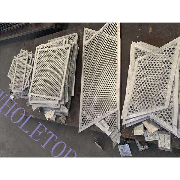 SGS 2.5mm 3.5mm Custom Perforated Aluminum Sheet With Welding & Stiffener