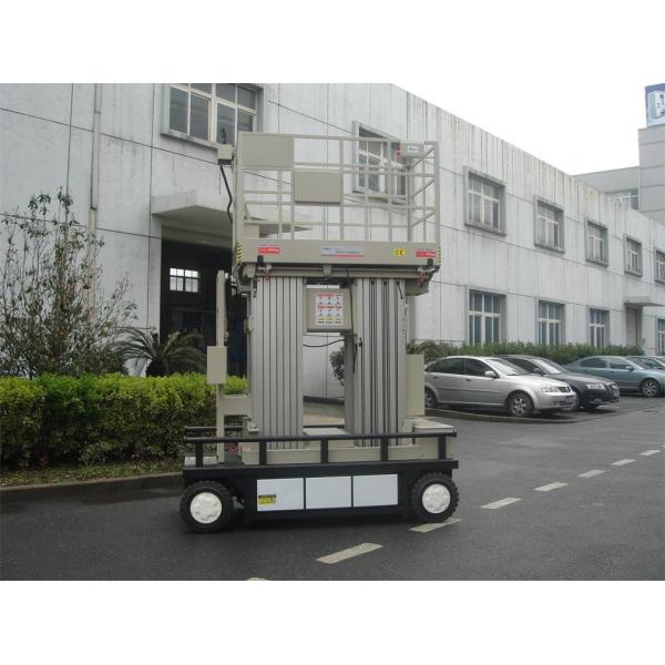 8m Self Propelled Hydraulic Aluminum Work Platform 400kg Loading For Two Men