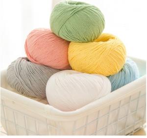 Cheap Durable Crochet Twisted Cotton Yarn Anti Bacteria Multipurpose for sale