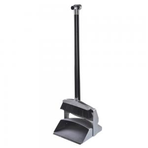 China Long Handled Lobby Broom And Dustpan Set For Household Cleaning on sale
