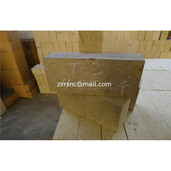 Construction High Alumina Refractory Brick For Glass Kiln / Cement Rotary Kiln