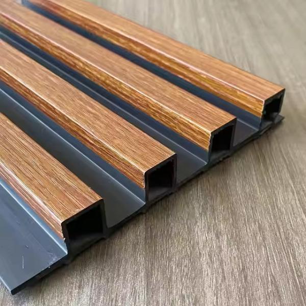 Pvc Wpc Interior Wall Fat Panel 3D Decor Wpc Wall Panel For Interior Hotel Bamboo Design