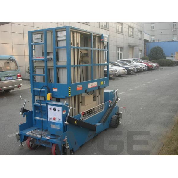 Multi Mast Elevated Work Platforms , 18m Platform Height Hydraulic Lift Ladder