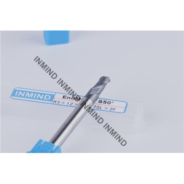 Long Shank Type Carbide Ball Nose End Mill 150 mm Length 6 mm Dia SGS
