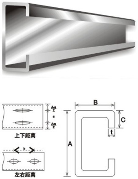 Structural Steel Building Material Galvanised Steel Purlins C And Z Purlin Steel