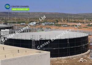 Cheap Glass Fused Steel Tanks With Glass Fused Steel Roof For Biogas Plant for sale