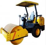 Yellow 3.5 Ton Single Drum Vibrator Road Roller With 22kw Diesel Engine