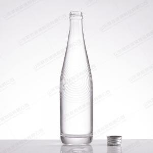 China Customize Borosilicate Glass Water Bottle with Time Stamp and Stainless Steel Lid 32 oz on sale
