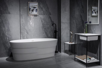 Cool Freestanding Soaking Tub Deep Acrylic Stand Alone Soaking Tub