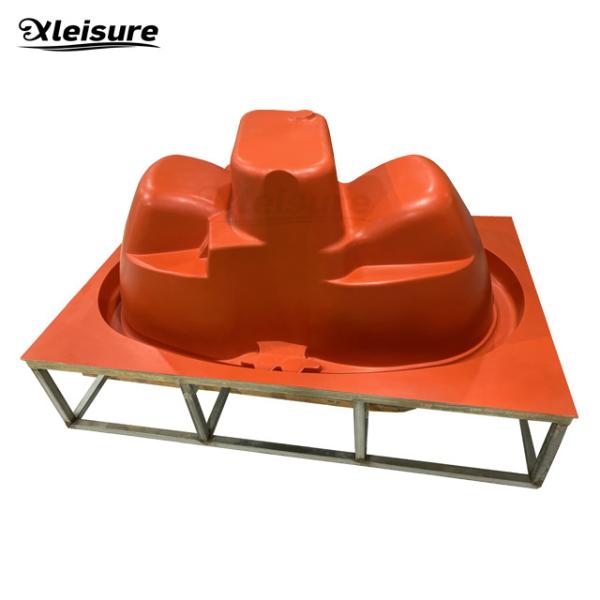 professional oval gel-coat spa hot tub mold (male mold) spa massage bathtub with two seats design bathtub mould
