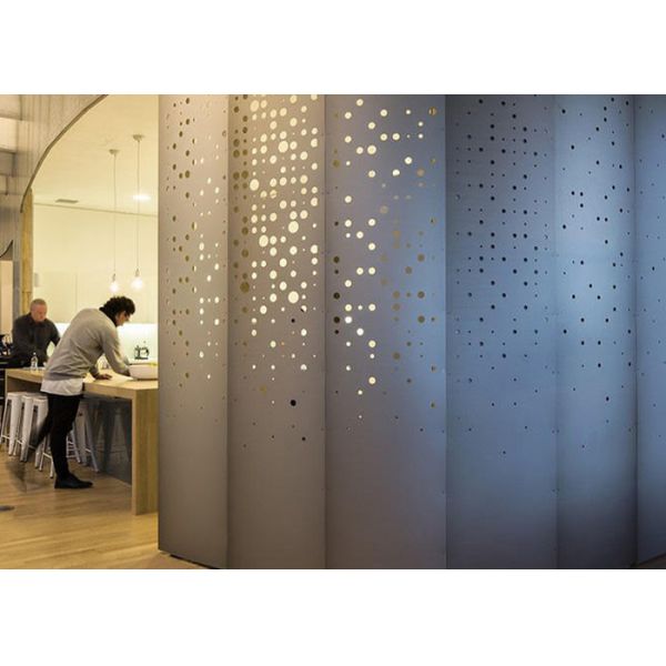 40% Open Area Punching Iron Decorative Perforated Sheet Metal Panels