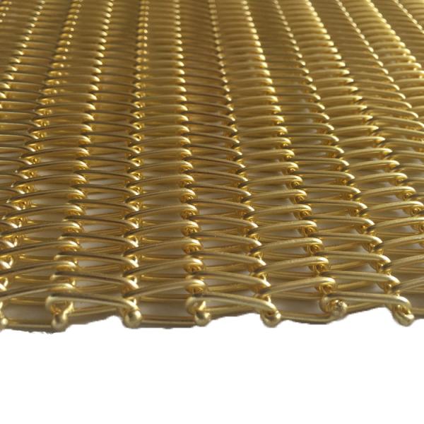 Electroplated Hot Dipped GI Spiral Knitted Wire Mesh For Fence / Gabions