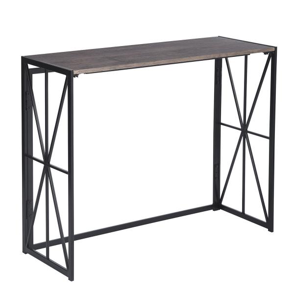 Pvc Veneer Metal Frame Computer Desk 80cm Height