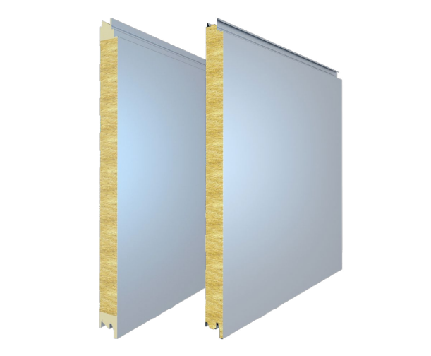 Fireproof Rock Wool Sandwich Panel - Galvanized Steel Insulated Board for Roof, Wall & Partition