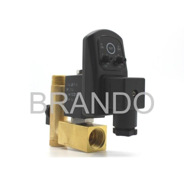 Condensate Timer Pneumatic Solenoid Valve Automatic Electrically Operated