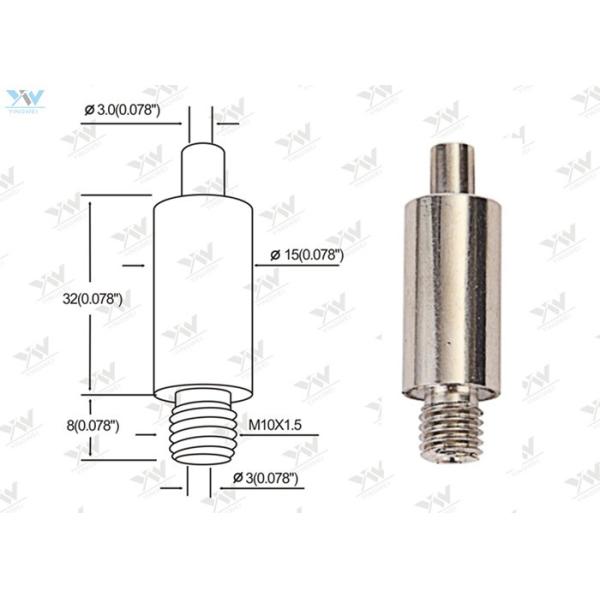 Φ 15 * 32 Mm Large Size Aircraft Cable Fixture Hangers With M10 External Thread