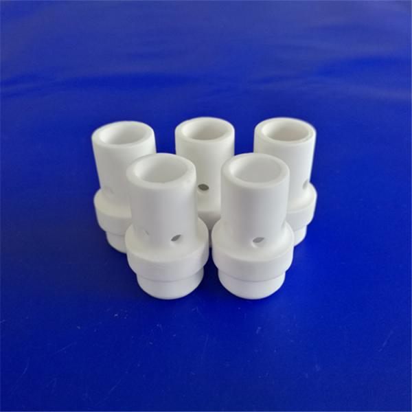 Carbon dioxide gas shielded welding of shunt alumina ceramics