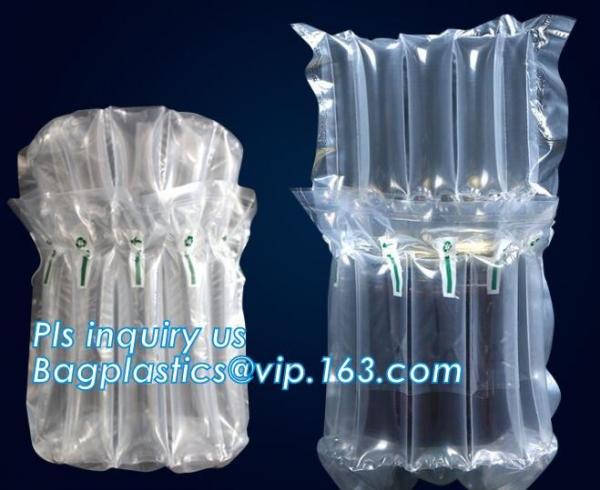 Zipped bottom plastic bottle wrap plastic bottle sleeves air wine slip Self zipped liquor bottle plastic wrap bagease pa
