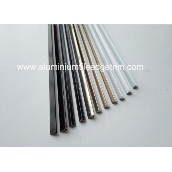 T Shaped Aluminium Metal Border Tile Edge Trim For Composite Panel Wall