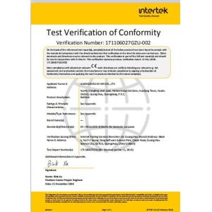 Guangzhou Gemei Co.,Ltd Certifications