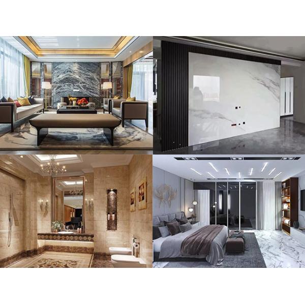 High Glossy 1220x2440mm PVC Marble Sheet 3mm PVC Wall Panel