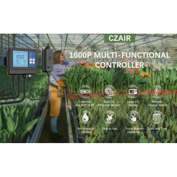 240V Humidity Greenhouse Climate Controller Systems Fan For Animal Husbandry