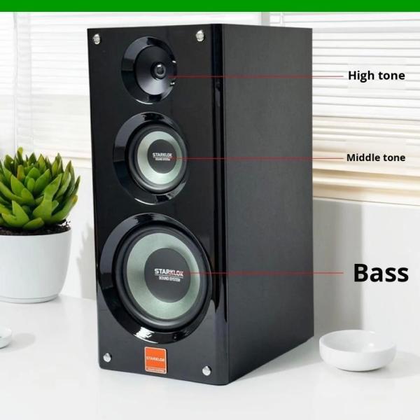 Suit:Cyclone No. 8 Painted Three-Way Home Amplifier Speaker Set with SR8800 Amplifier and 10-inch Subwoofer