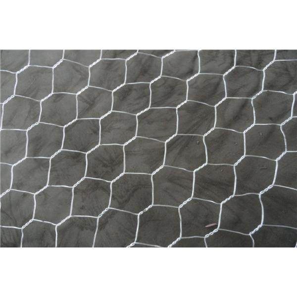 80X100Mm 2.0-4.0mm Wire Diameter Galvanized / PVC Coated Hexagonal Woven Gabion 4.0*1.0*1.0