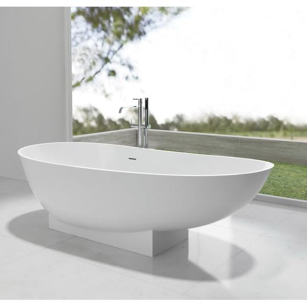 White Free Standing Soaker Tubs 1-2 People Capacity 1800*820*520mm