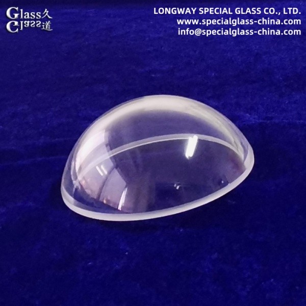 High-Pressure Silica Glass Optical Dome Lens for Submersible Camera Housings
