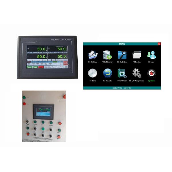 TFT Batching Weighing Controller With Panel Mounted Box And USB Port Connected