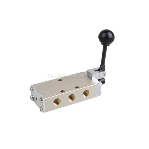 Hand Lever Pneumatic Directional Control Valve Five Way PT1/4