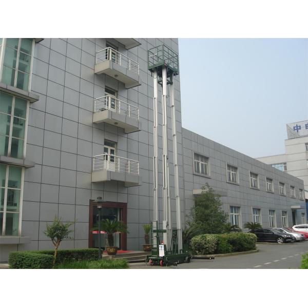 Push Around Man Lift With 8m Height , Mobile Elevated Working Platforms