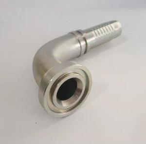 China Galvanized Sheet 3000 Psi Hydraulic Flange One Piece Fitting 90 Degree Elbow Hose Fittings on sale